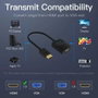 Vention Conversor HDMI Macho a VGA Hembra con Jack 3.5mm Negro